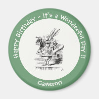 Alice in Wonderland White Rabbit Herald Verjaardag