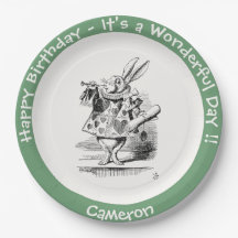 Alice in Wonderland White Rabbit Herald Verjaardag
