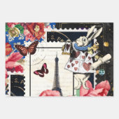 Alice in Wonderland White Rabbit Inpakpapier Vel (Voorkant 3)