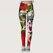 Alice in Wonderland White Rabbit Leggings (Voorkant)