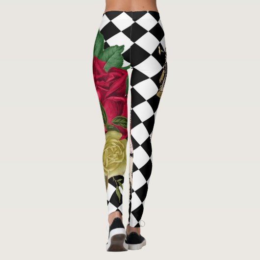 Alice in Wonderland White Rabbit Leggings (Achterkant)