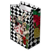  Alice in Wonderland White Rabbit Medium Cadeauzakje (Achterkant Gekanteld)