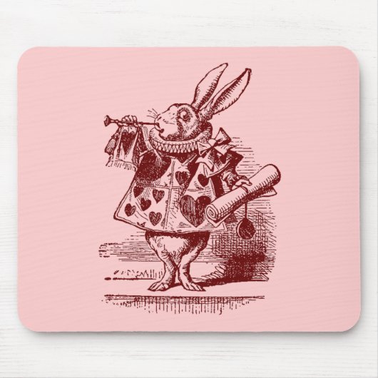 Alice in Wonderland White Rabbit Muismat (Voorkant)