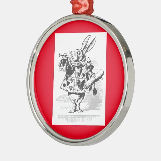 Alice in Wonderland White Rabbit Ornament (Links)