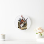Alice in Wonderland White Rabbit Personalize Wall Ronde Klok (Huis)