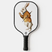 Alice in Wonderland - White Rabbit Pickleball Paddle (Achterkant)