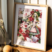 Alice in Wonderland White Rabbit Poster