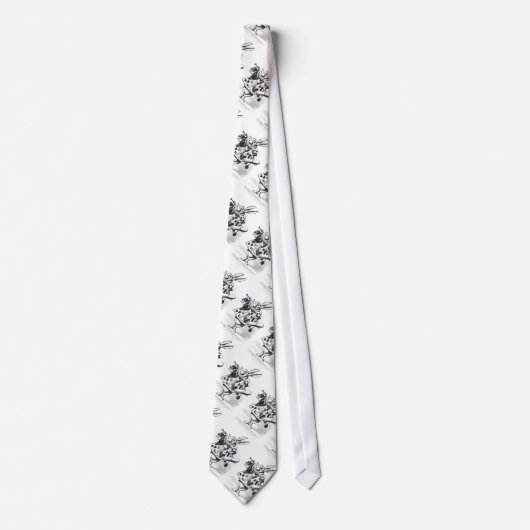 Alice in Wonderland White Rabbit Stropdas (Voorkant)