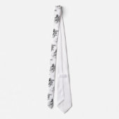 Alice in Wonderland White Rabbit Stropdas (Achterkant)