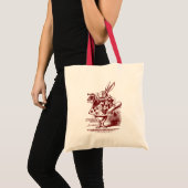 Alice in Wonderland White Rabbit Tote Bag (Voorkant (product))