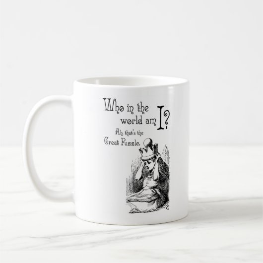Alice in Wonderland @who in the World' Mug Koffiemok (Links)