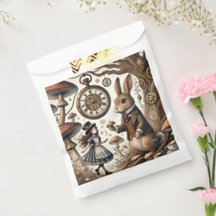 Alice in Wonderland witte konijn Bedankzakje