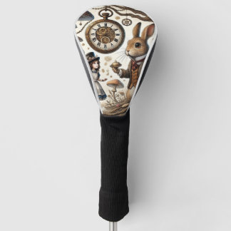 Alice in Wonderland witte konijn Golfheadcover