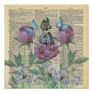Alice in Wonderland - Wonderland Garden Perfect Poster