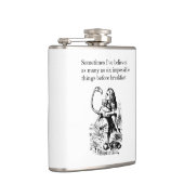 Alice in Wonderland, "Zes onmogelijke dingen" Heupfles (Rechts)