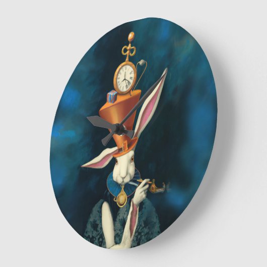 Alice in Wonderland's konijn, wandklok Grote Klok (Hoek)