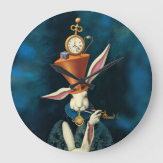 Alice in Wonderland's konijn, wandklok Grote Klok