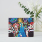 Alice in Zombieland Briefkaart (Staand voorkant)