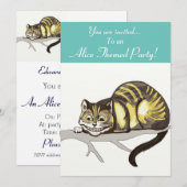 Alice Invitation du parti à thème (Devant / Derrière)