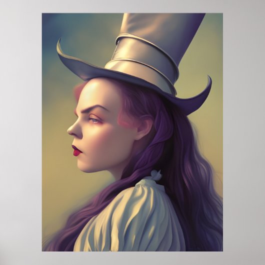 Alice is de Hatter Poster (Voorkant)