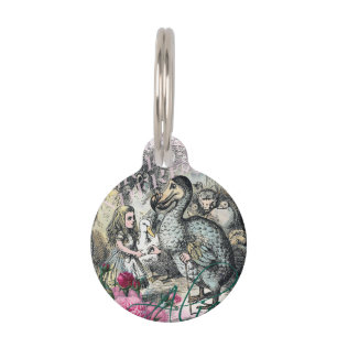 Alice Klassieke Wonderland Dodo Tenniel Kunst Huisdierpenning