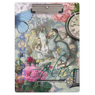 Alice Klassieke Wonderland Dodo Tenniel Kunst Klembord