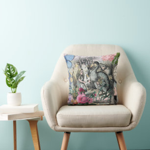 Alice Klassieke Wonderland Dodo Tenniel Kunst Kussen