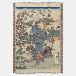Alice Lost in Japan | Ukiyo-e Floating Wonderland Deken