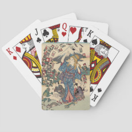 Alice Lost in Japan | Ukiyo-e Floating Wonderland Pokerkaarten