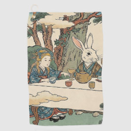 Alice Lost in Japan | Ukiyo-e Mad Tea Party Golfhanddoek