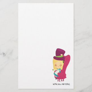 Alice Mad Hatter Stationery Briefpapier