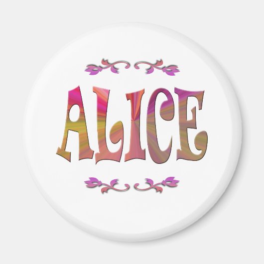 Alice Magnet Magneet (Voorkant)