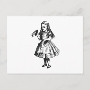 Alice met 'Drink me' fles Briefkaart