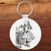 Alice met 'Drink me' fles Sleutelhanger (Voorkant)