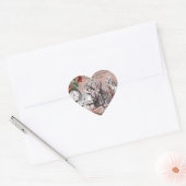 alice nonsens wonderland gordijn hart sticker (Envelop)