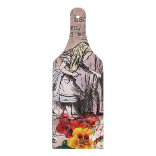 alice nonsense wonderland curtain snijplank