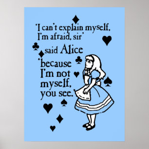 Alice Not mezelf Poster