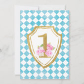 Alice Onederful 1e verjaardag Dank je wel Kaart (Achterkant)