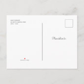 Alice Onederland theefeestje meisje 1 verjaardag U Uitnodiging Briefkaart (Achterkant)