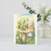 Alice ontmoet de Caterstyle Briefkaart (Staand voorkant)