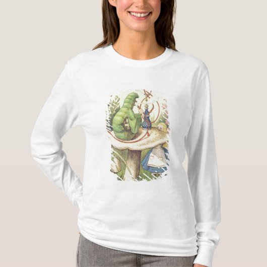 Alice ontmoet de Caterstyle T-shirt (Voorkant)