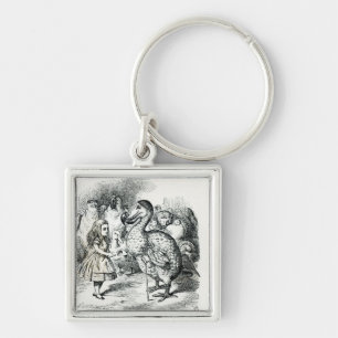 Alice ontmoet de Dodo Sleutelhanger