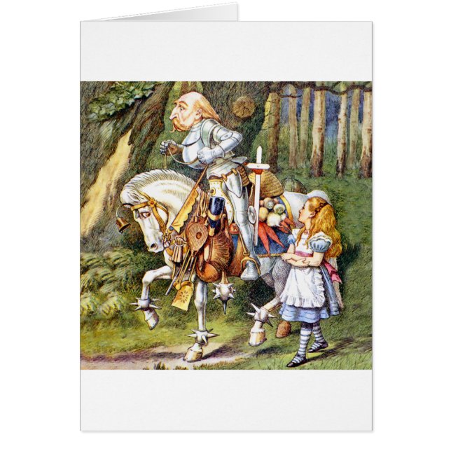 Alice ontmoet de Witte Ridder in Wonderland (Voorkant)