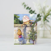 ALICE ONTMOET HUMPTY DUMPTY BRIEFKAART (Staand voorkant)