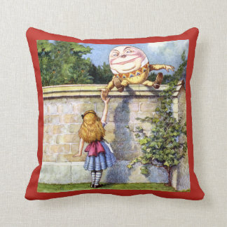 Alice ontmoet pompoen in Wonderland Kussen