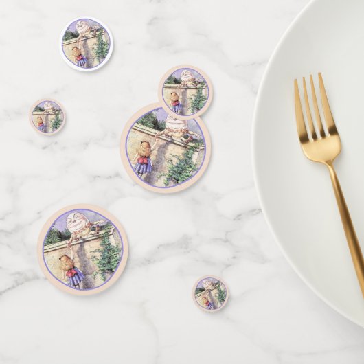 Alice ontmoet pomty Dumpty Confetti (Groep)