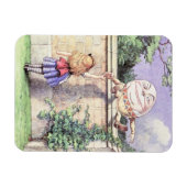 Alice ontmoet pomty Dumpty Magneet (Horizontaal)