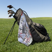 Alice onzin gordijn wonderland - Blauw Golfhanddoek (Groen)