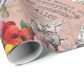 Alice onzin gordijn wonderland cadeaupapier (Rol Hoek)