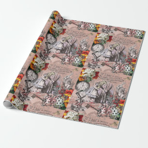 Alice onzin gordijn wonderland klassieker cadeaupapier